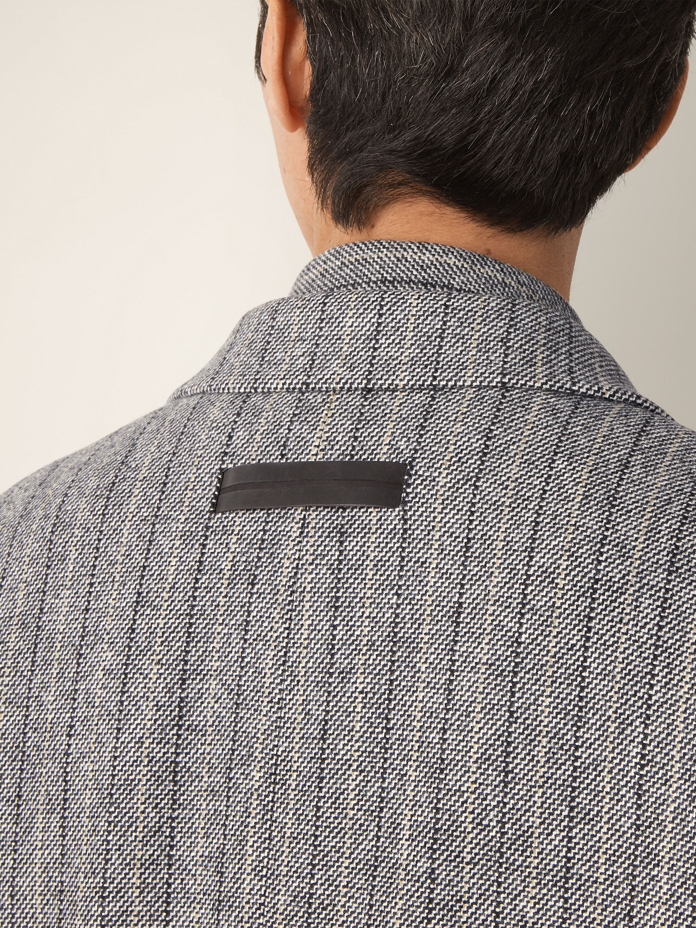 Grey Trofeo Selection Wool Jacket Product detail photo #2