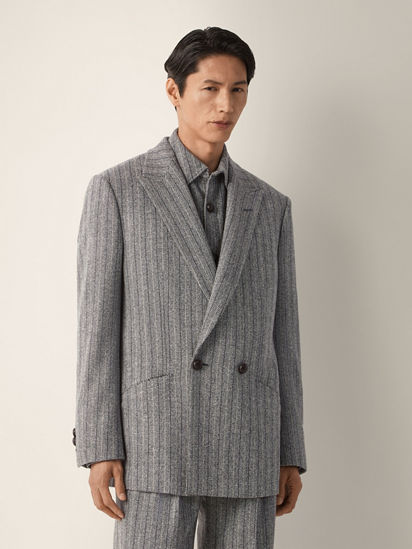 Grey Trofeo Selection Wool Jacket FW26 39775448 | Zegna CA