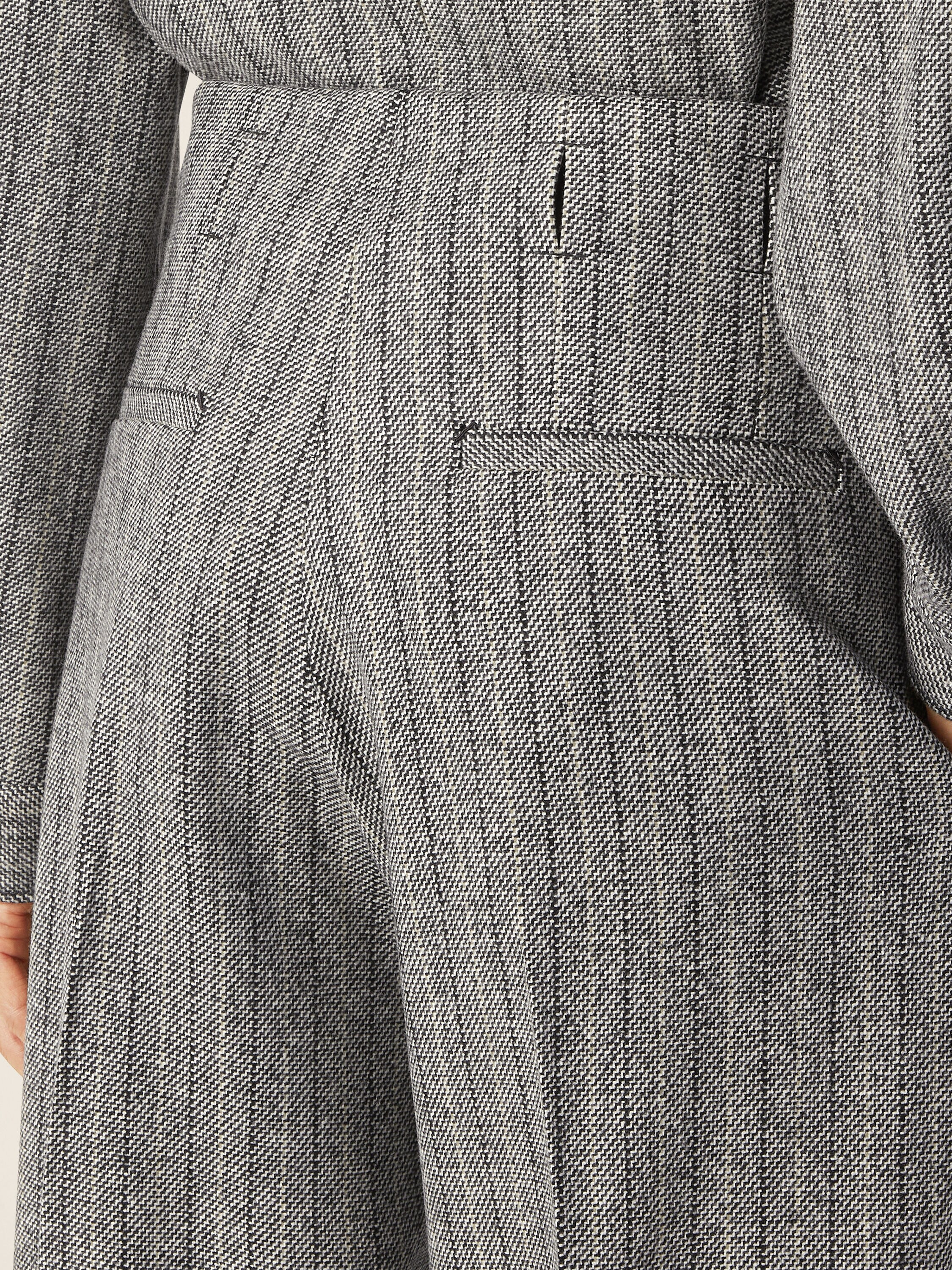 Grey Trofeo Selection Wool Pants Product detail photo #1