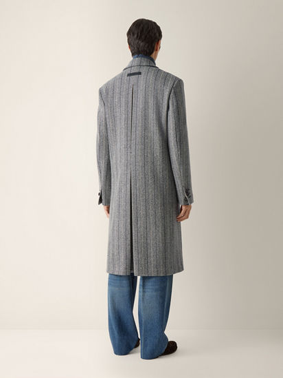 Grey Trofeo Selection Wool Overcoat FW26 39776853 | Zegna HK