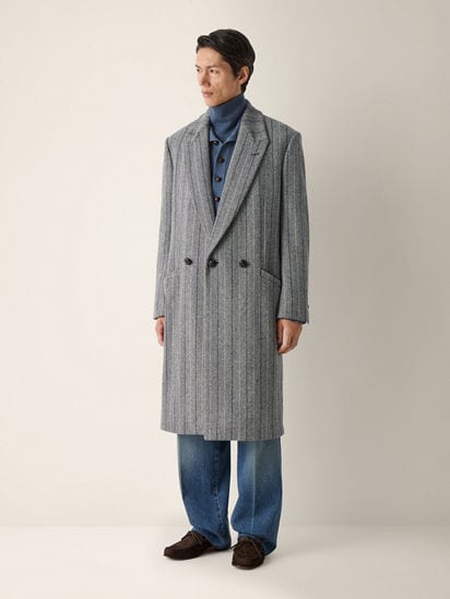 Grey Trofeo Selection Wool Overcoat FW26 39776853 | Zegna FR