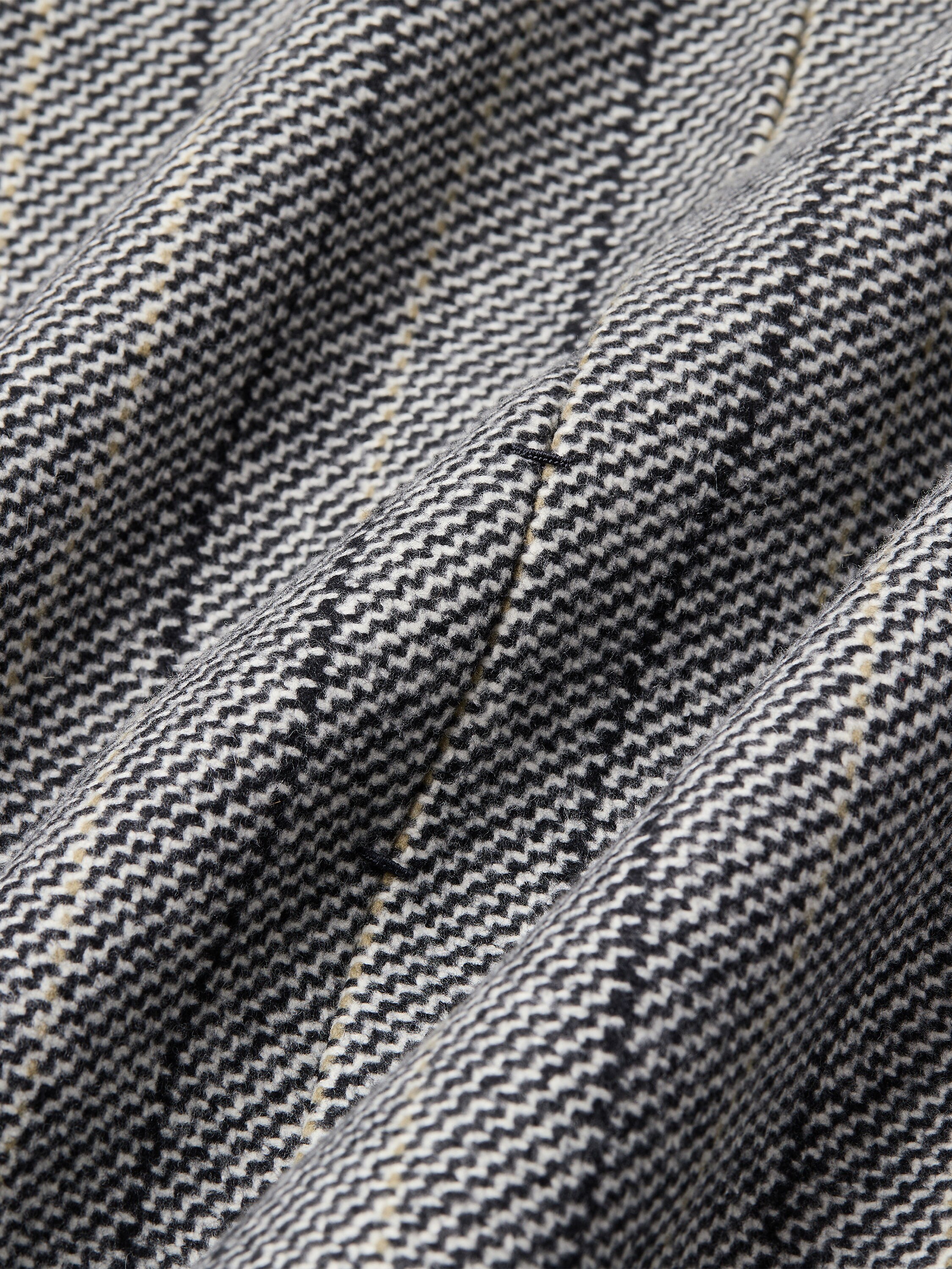Grey Trofeo Selection Wool Overcoat Product detail photo #4
