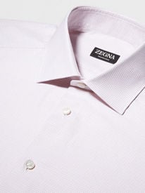 White Trofeo™ 600 Cotton and Silk Shirt FW23 25142807 | Zegna HK
