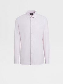 White Trofeo™ 600 Cotton and Silk Shirt FW23 25142807 | Zegna HK