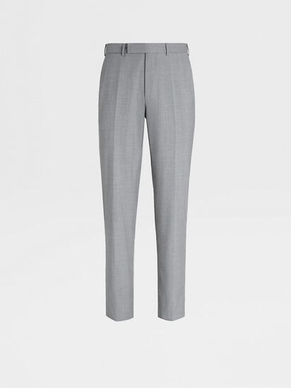 Light Grey High Performance™ Wool Pants FW23 25599651 | Zegna CA