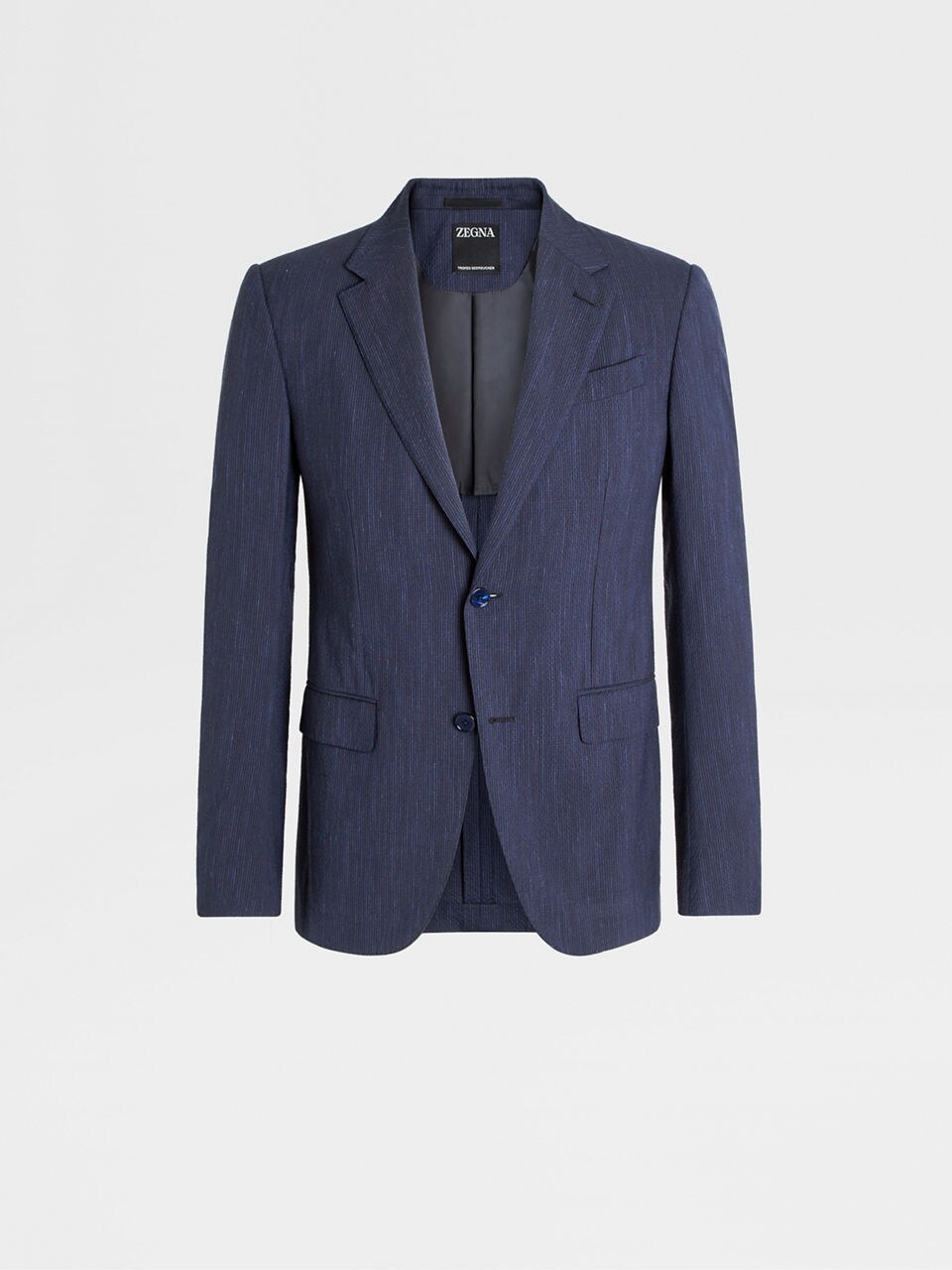 Zegna reversible wool jacket - Blue