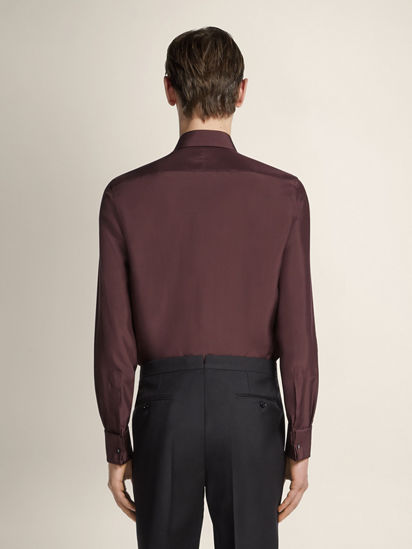 burgundy silk dress shirt Dark Evening Color:Black Fushia occasion-chic-casual Lucky Brand Washed Denim night option.