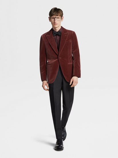 Dark Burgundy Silk Evening Shirt SS26 28685504 | Zegna MX