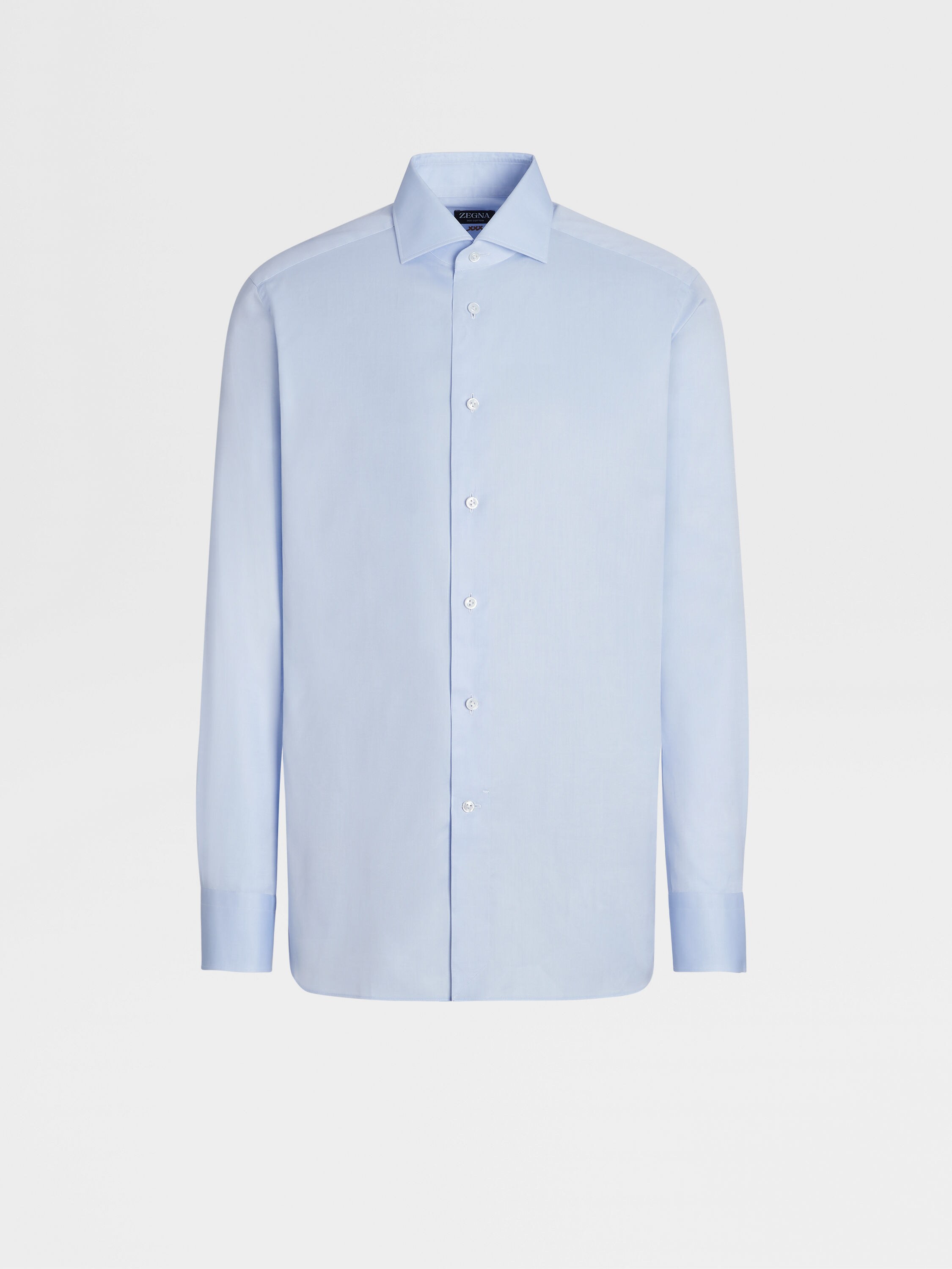 White 300 Cotton Micro-twill Shirt 