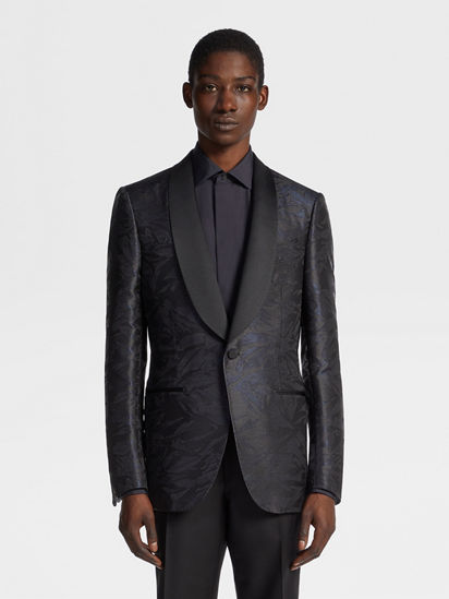 Black Silk Evening Jacket SS25 28672087 | Zegna US Black Silk Evening Jacket SS25 28672087 | Zegna US