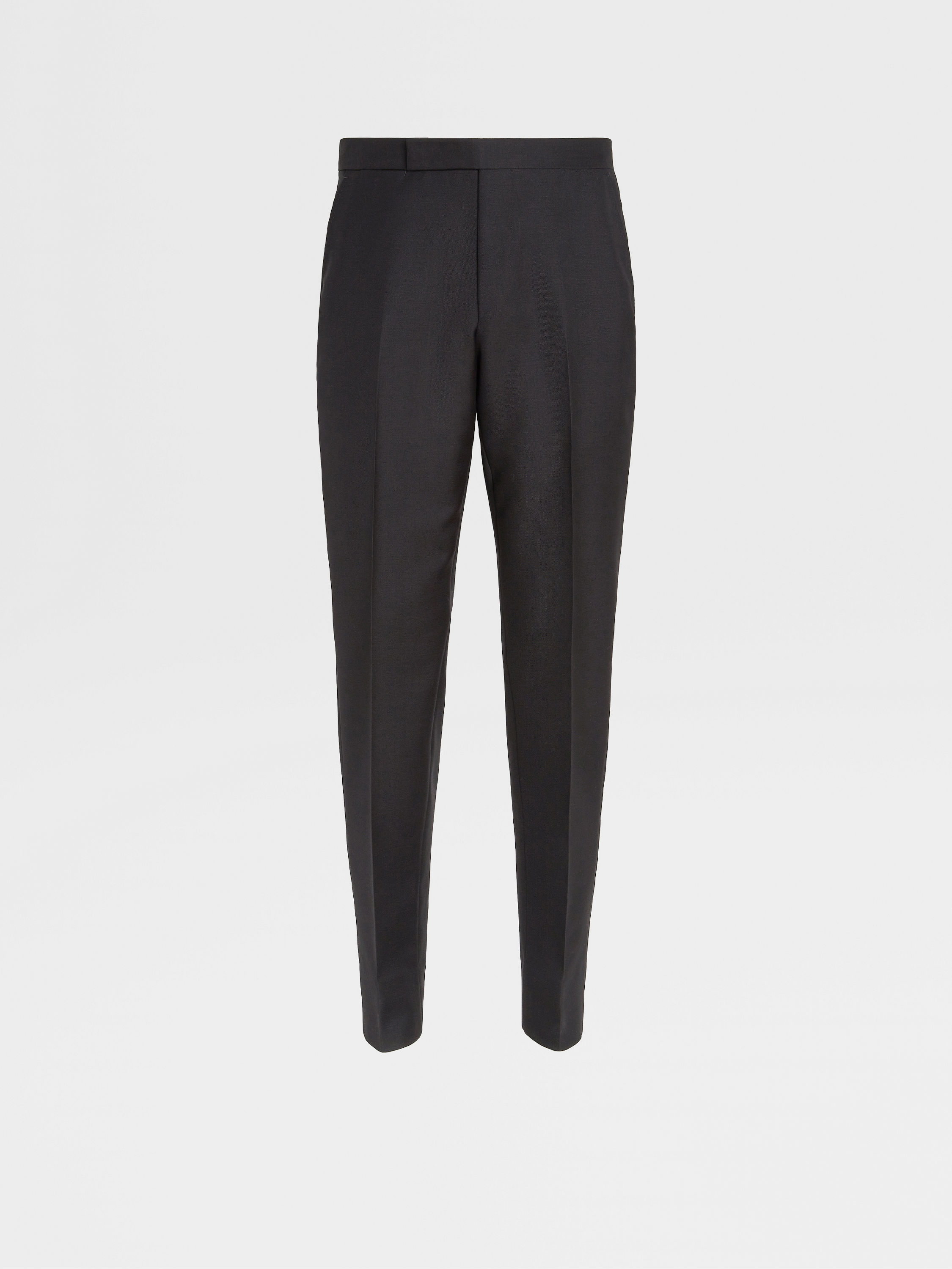 Black Wool and Mohair Evening Pants SS25 28690002 | Zegna US Black Wool and Mohair Evening Pants SS25 28690002 | Zegna US