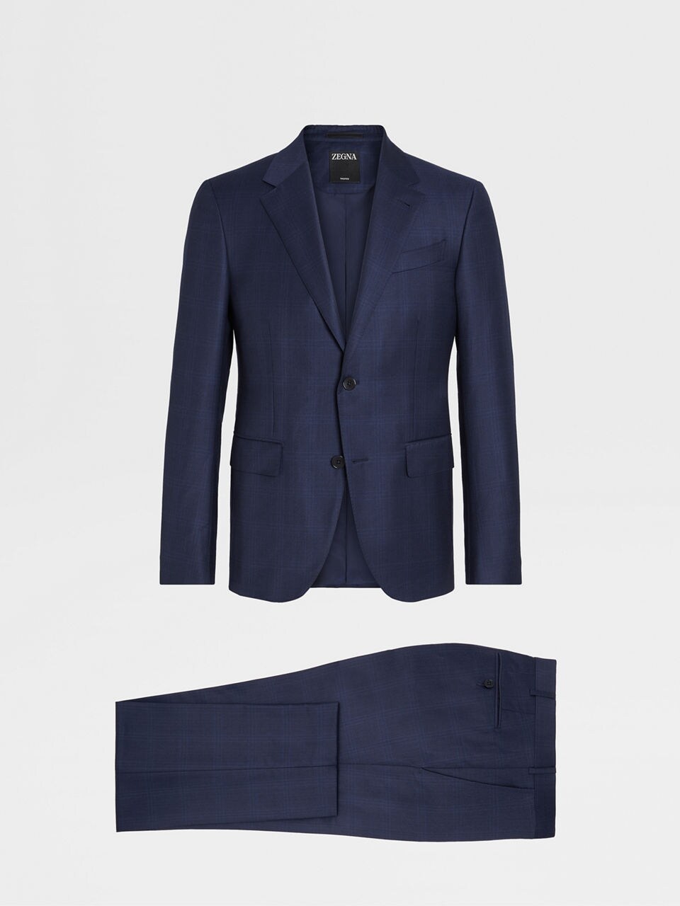 Zegna Trofeo™ single-breasted wool suit - Grey