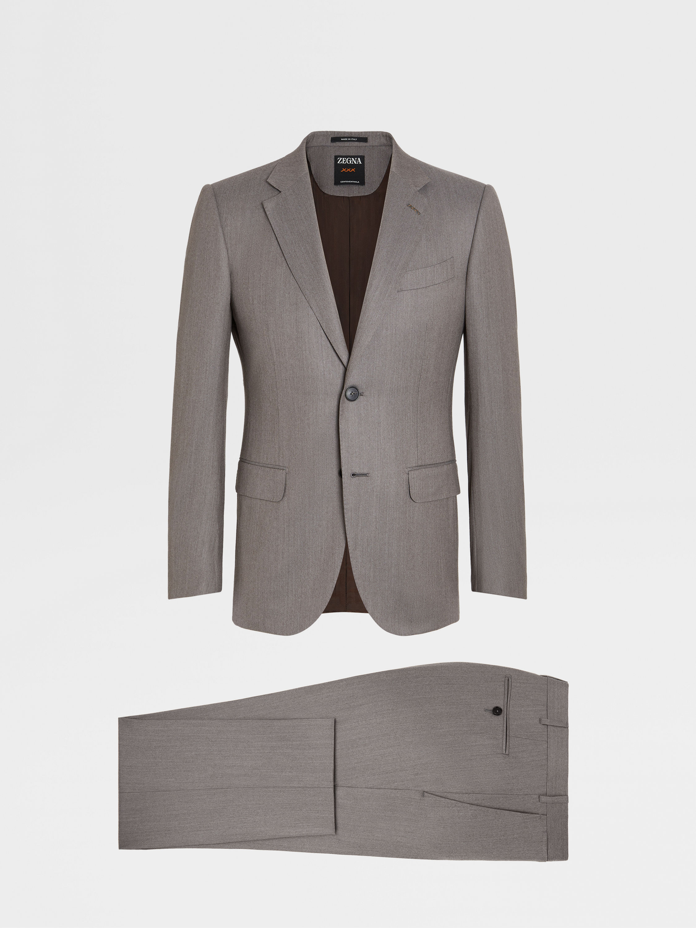 Grey Micro Weave Super 180s Wool Suit, 41% OFF