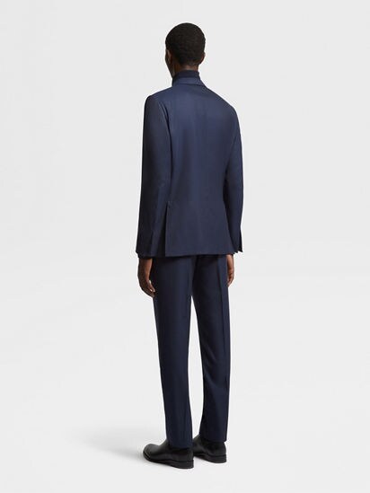 Dark Blue Oasi Cashmere Suit SS25 27932761 | Zegna US