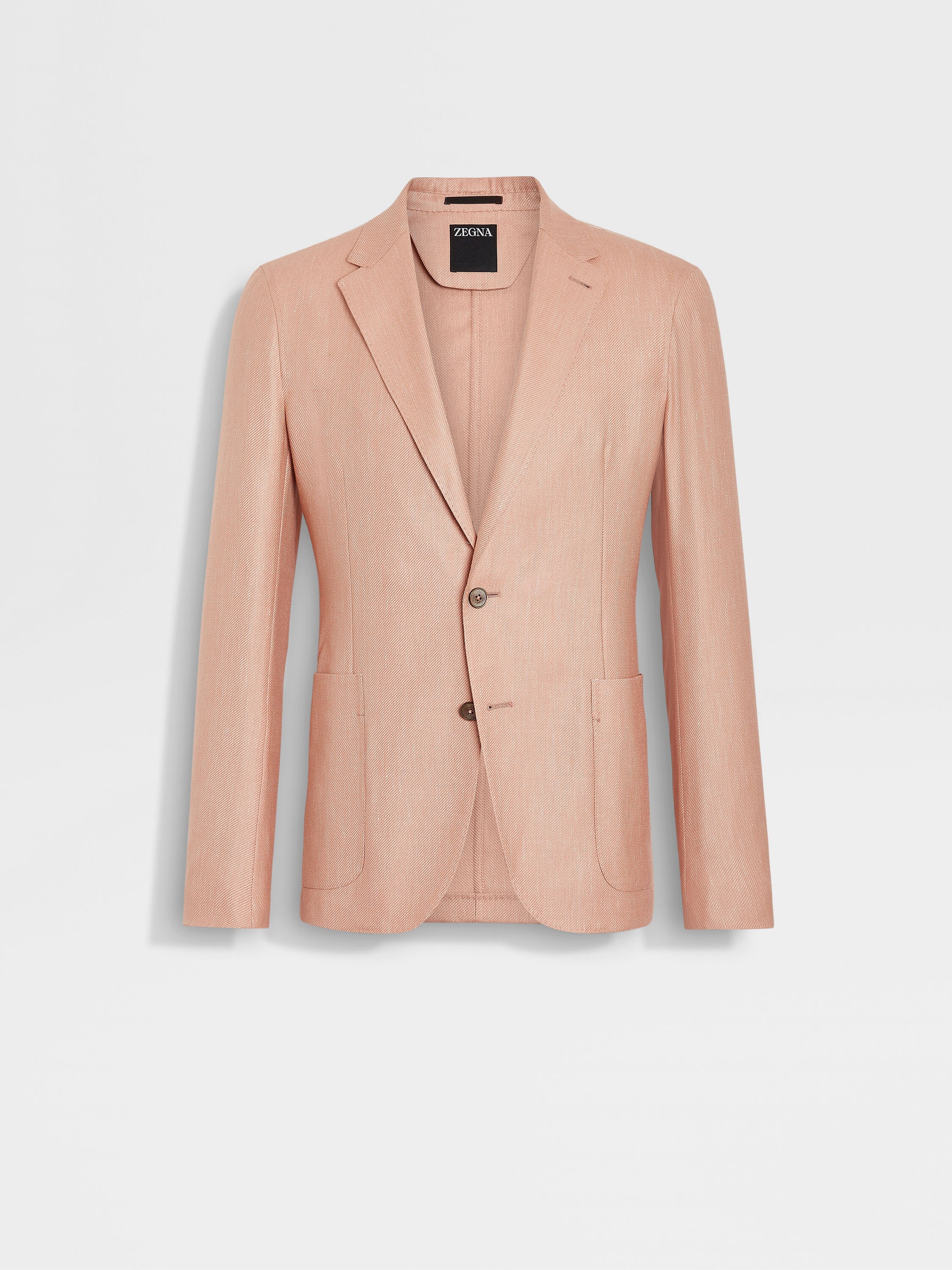 Pink clearance linen jacket