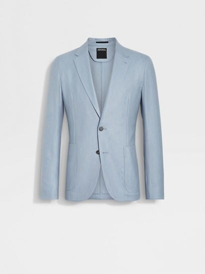 Zegna blue blazer sale