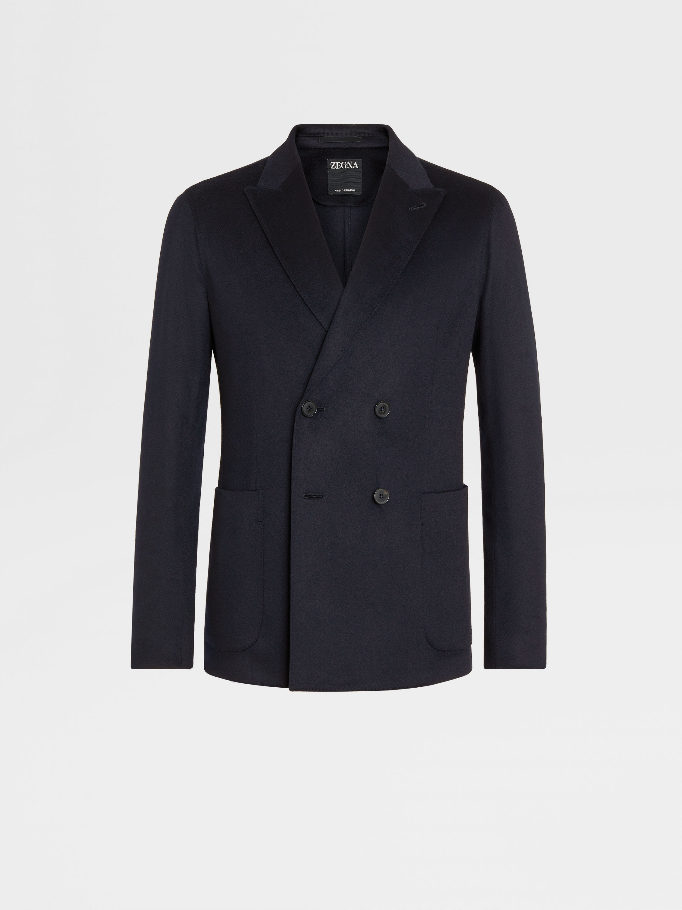 Navy Blue Oasi Cashmere Jacket 