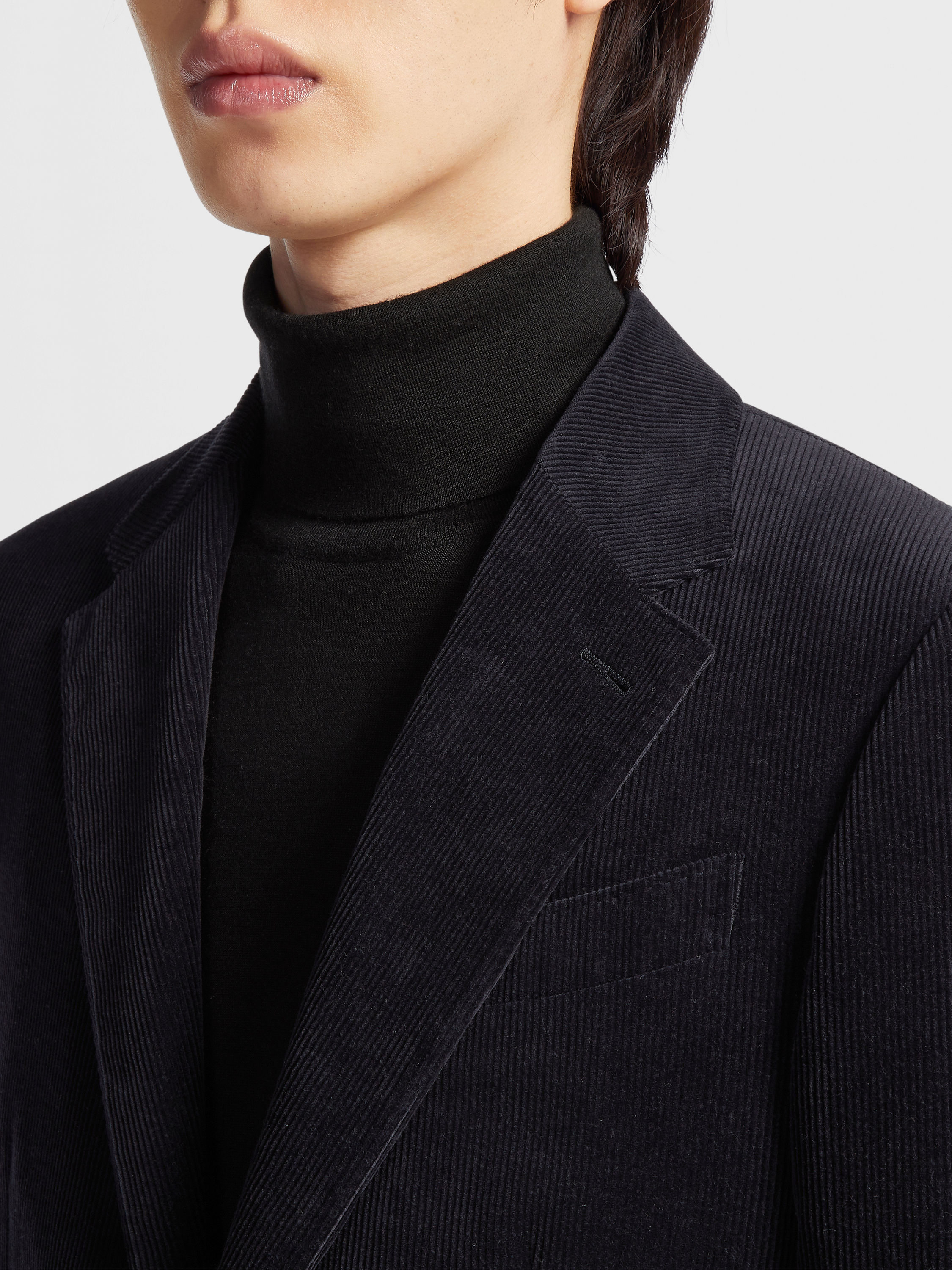 Navy Blue Cashco Jacket Product detail photo #2