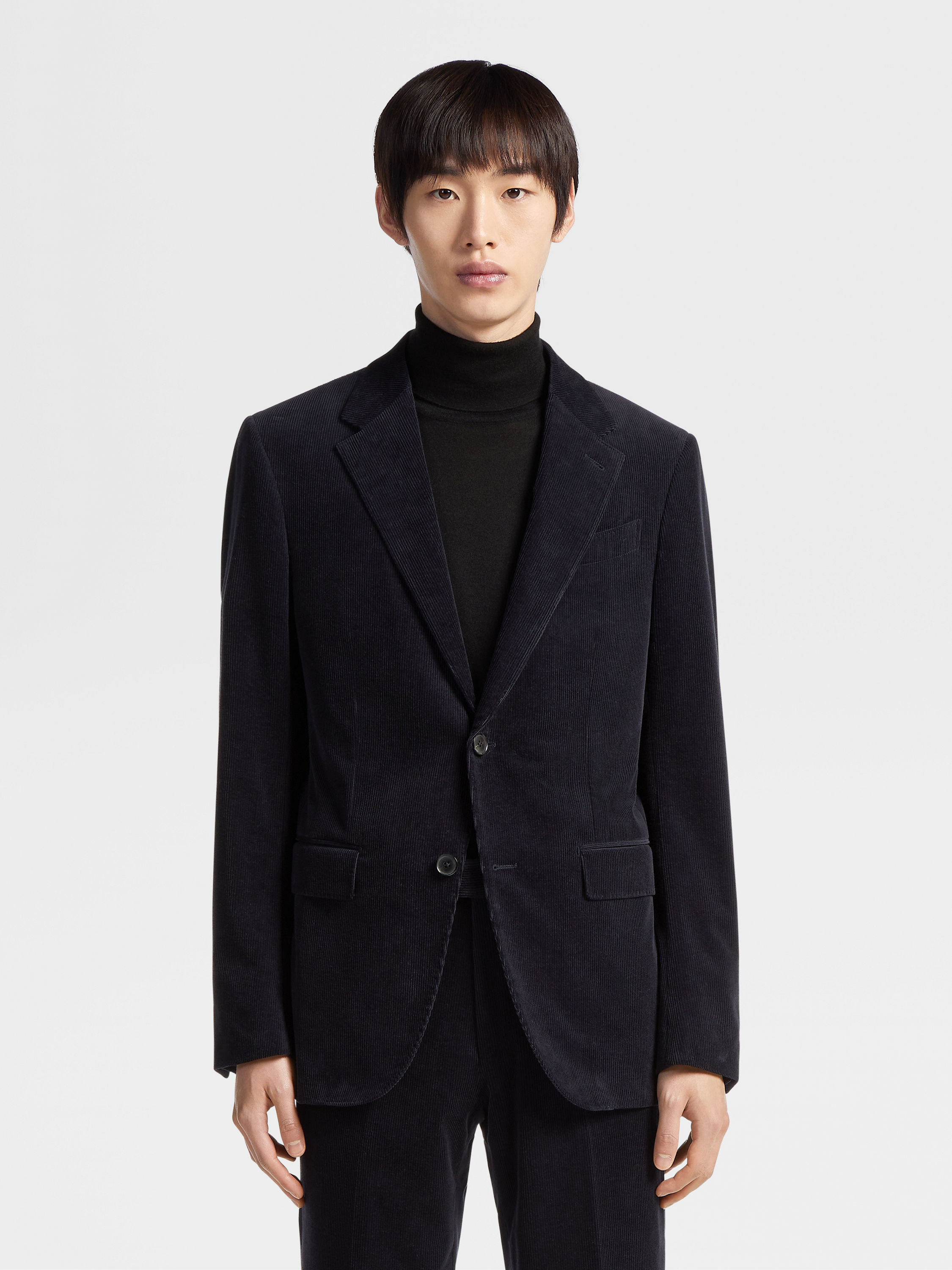 Navy Blue Cashco Jacket Product detail photo #3