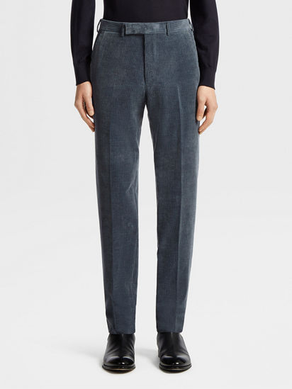 Avio Blue Cashco Pants FW23 28242585 | Zegna SK