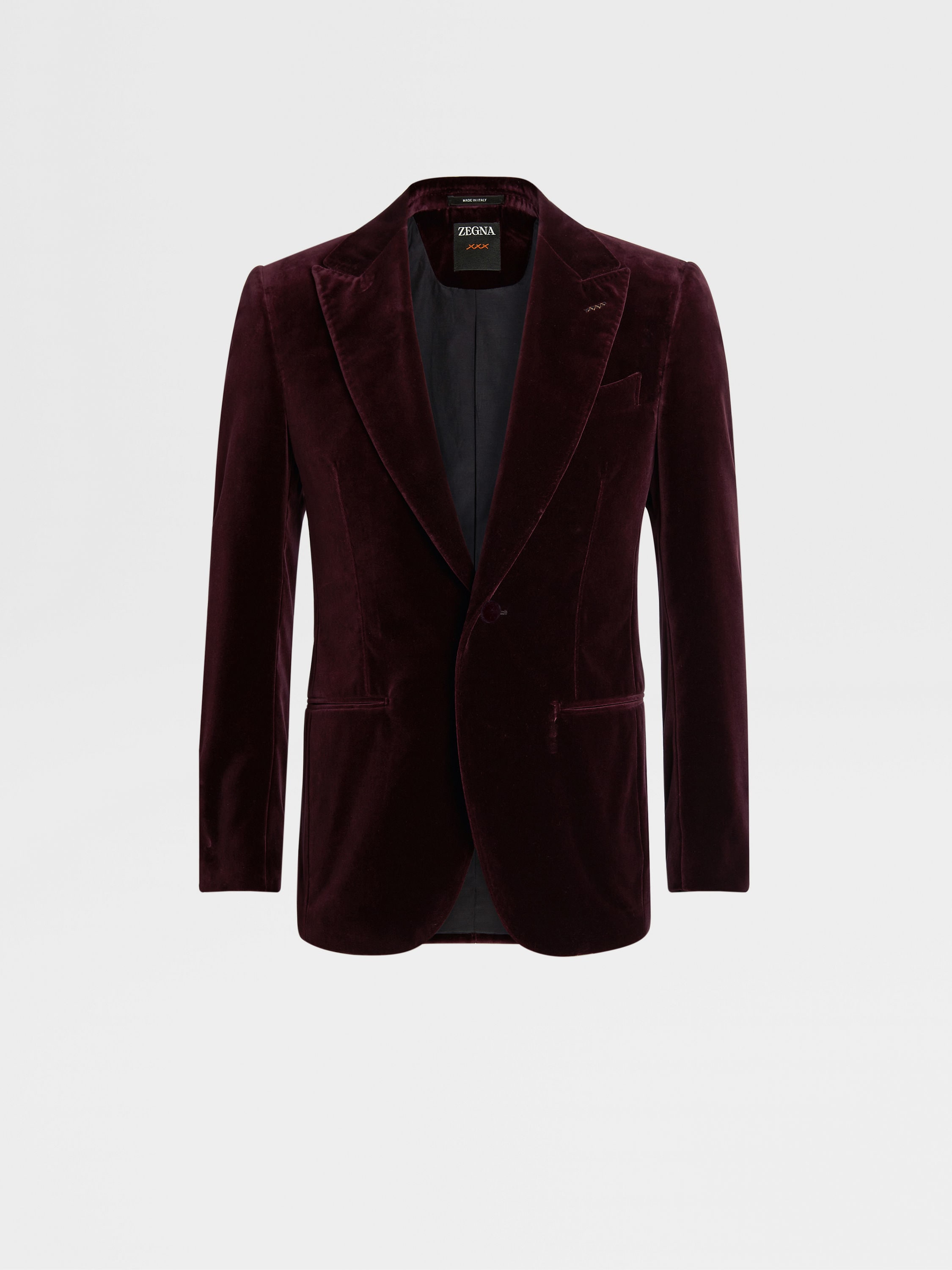 Dark Burgundy Cotton Evening Jacket SS25 28673404 | Zegna US Dark Burgundy Cotton Evening Jacket SS25 28673404 | Zegna US
