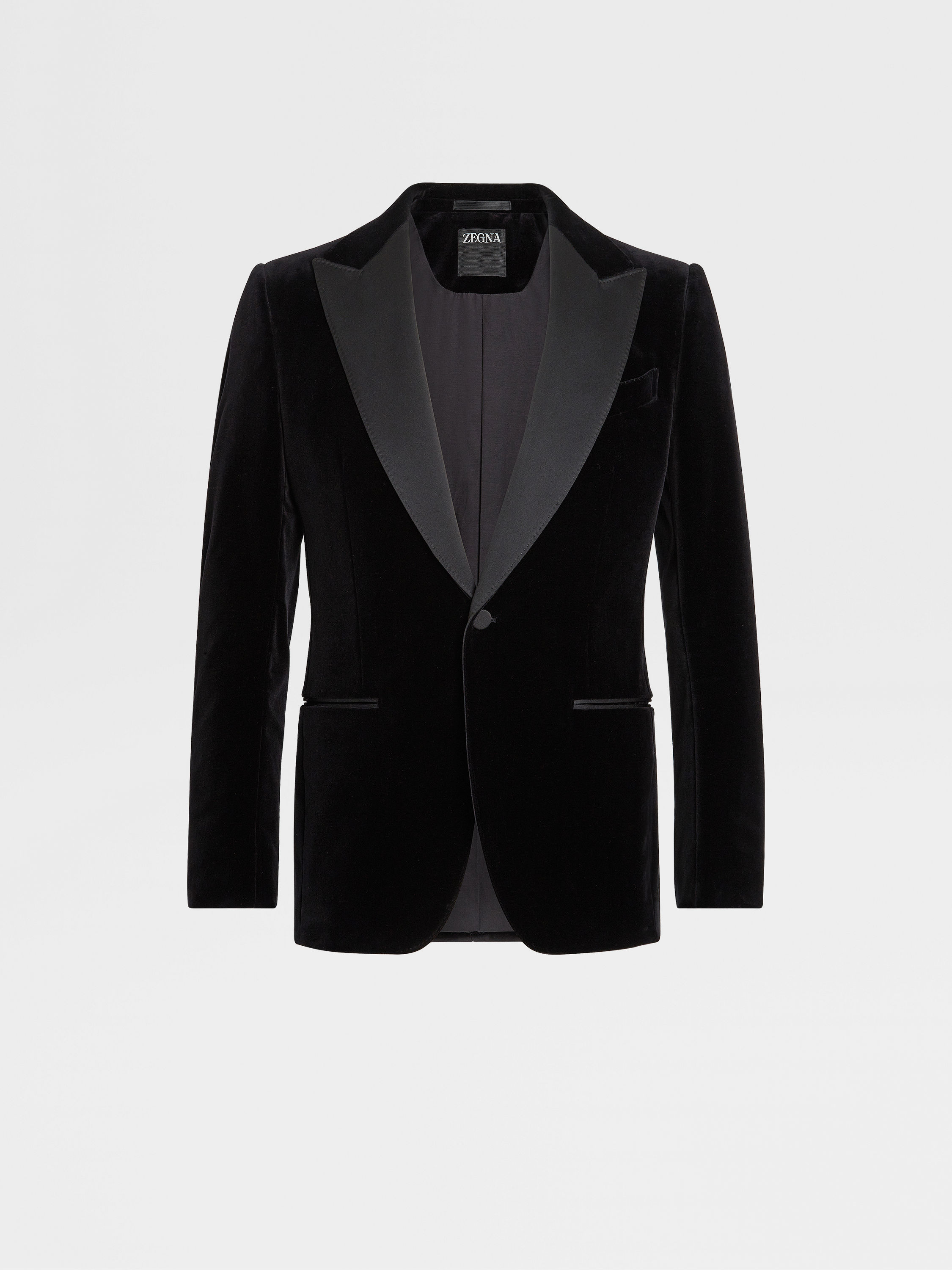 Black Cotton Evening Jacket