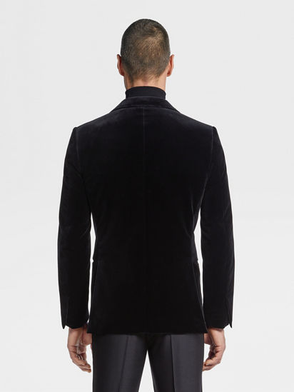 Black Cotton Evening Jacket SS25 28673336 | Zegna US Black Cotton Evening Jacket SS25 28673336 | Zegna US