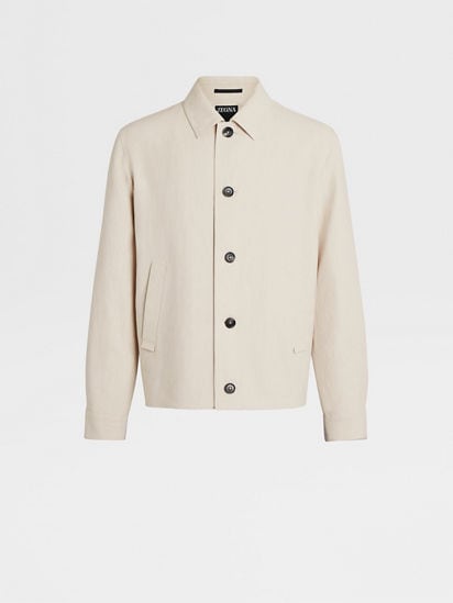 Linen and Wool Chore Jacket