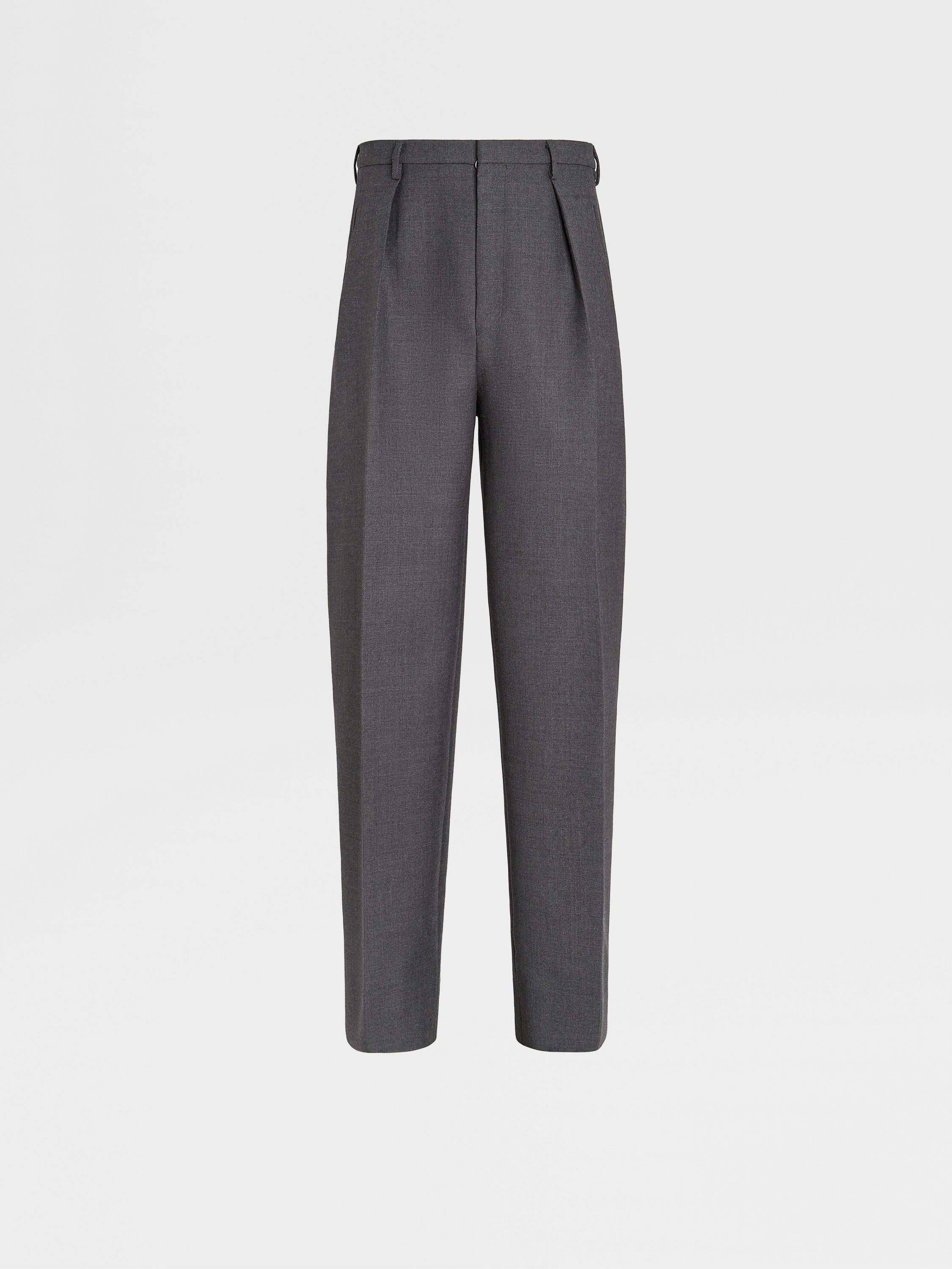 Iron Grey Wool Pants FW23 28506256