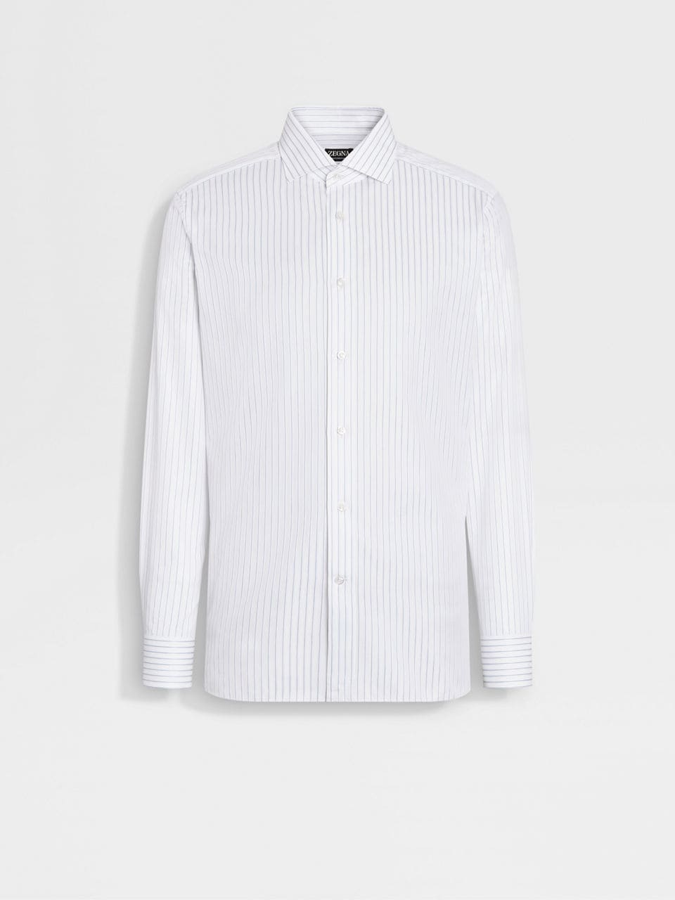Zegna panelled evening shirt - White