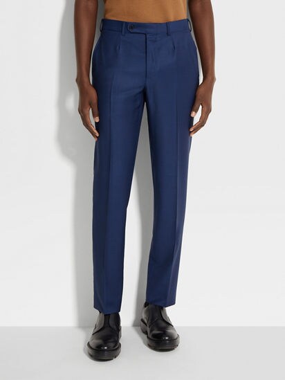 Utility Blue Trofeo™ Wool Suit SS25 29773532 | Zegna TH