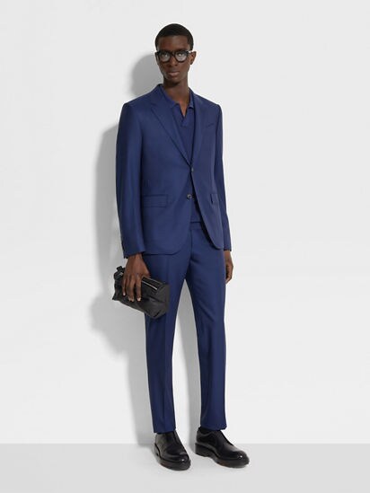 Utility Blue 15milmil15 Wool Suit FW25 29774003 | Zegna HK