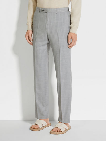 Light Grey and White 14milmil14 Wool Suit SS25 29871244 Light Grey and White 14milmil14 Wool Suit SS25 29871244