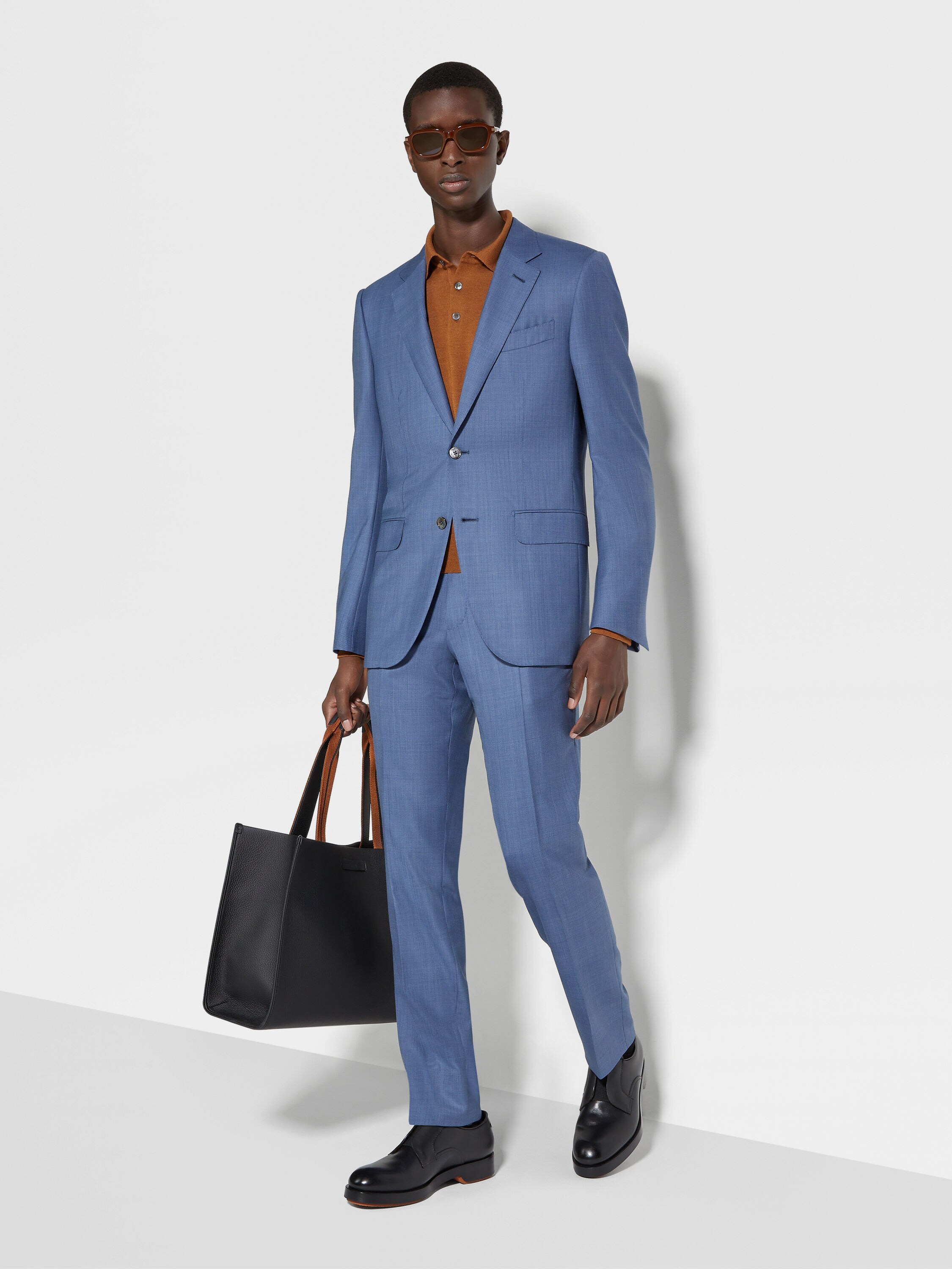 Avio Blue Centoventimila Wool Suit FW24 29773767 | Zegna US Avio Blue Centoventimila Wool Suit FW24 29773767 | Zegna US