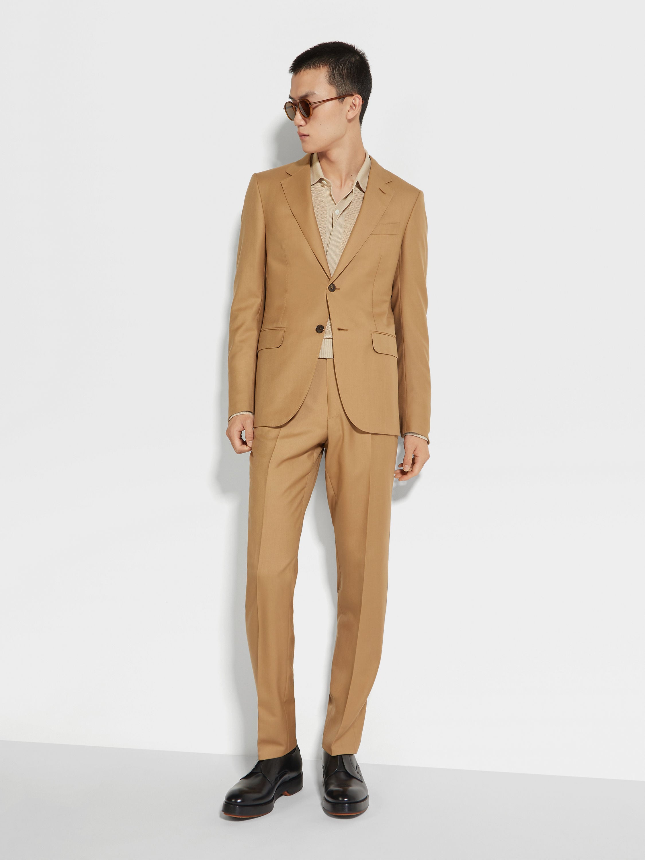 Dark Beige Oasi Cashmere Suit SS25 29897586 | Zegna CH Dark Beige Oasi Cashmere Suit SS25 29897586 | Zegna CH