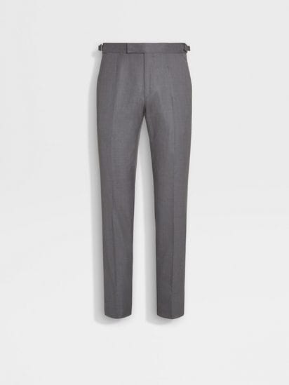 Grey 15milmil15 Wool Pants SS25 29893611 | Zegna HK Grey 15milmil15 Wool Pants SS25 29893611 | Zegna HK