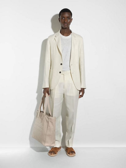 Off White Oasi Lino Shirt Jacket SS25 30368441 | Zegna TH