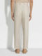 Light Beige Oasi Lino Pants Product detail photo #5