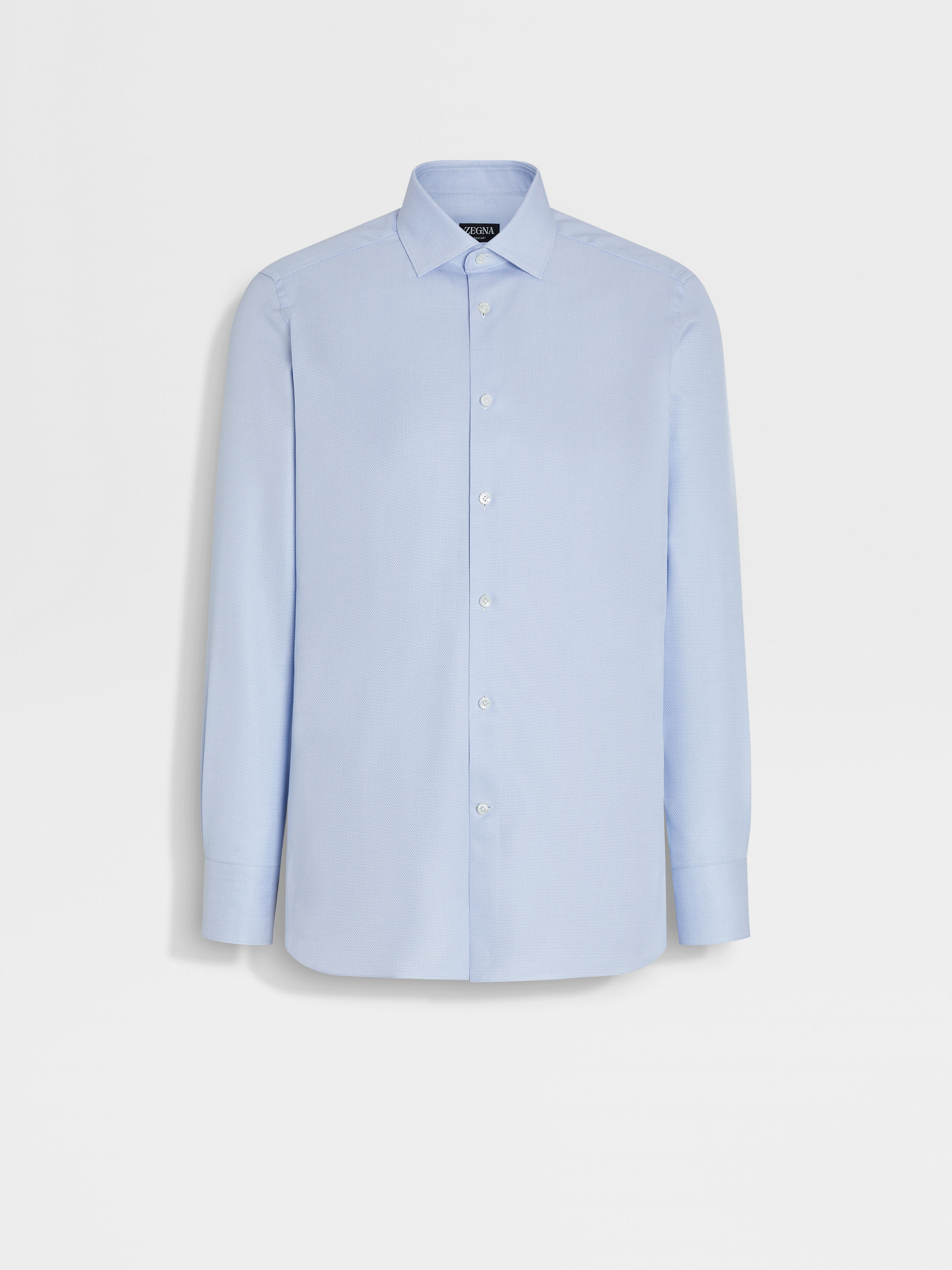 Light Blue Trecapi Cotton Shirt 