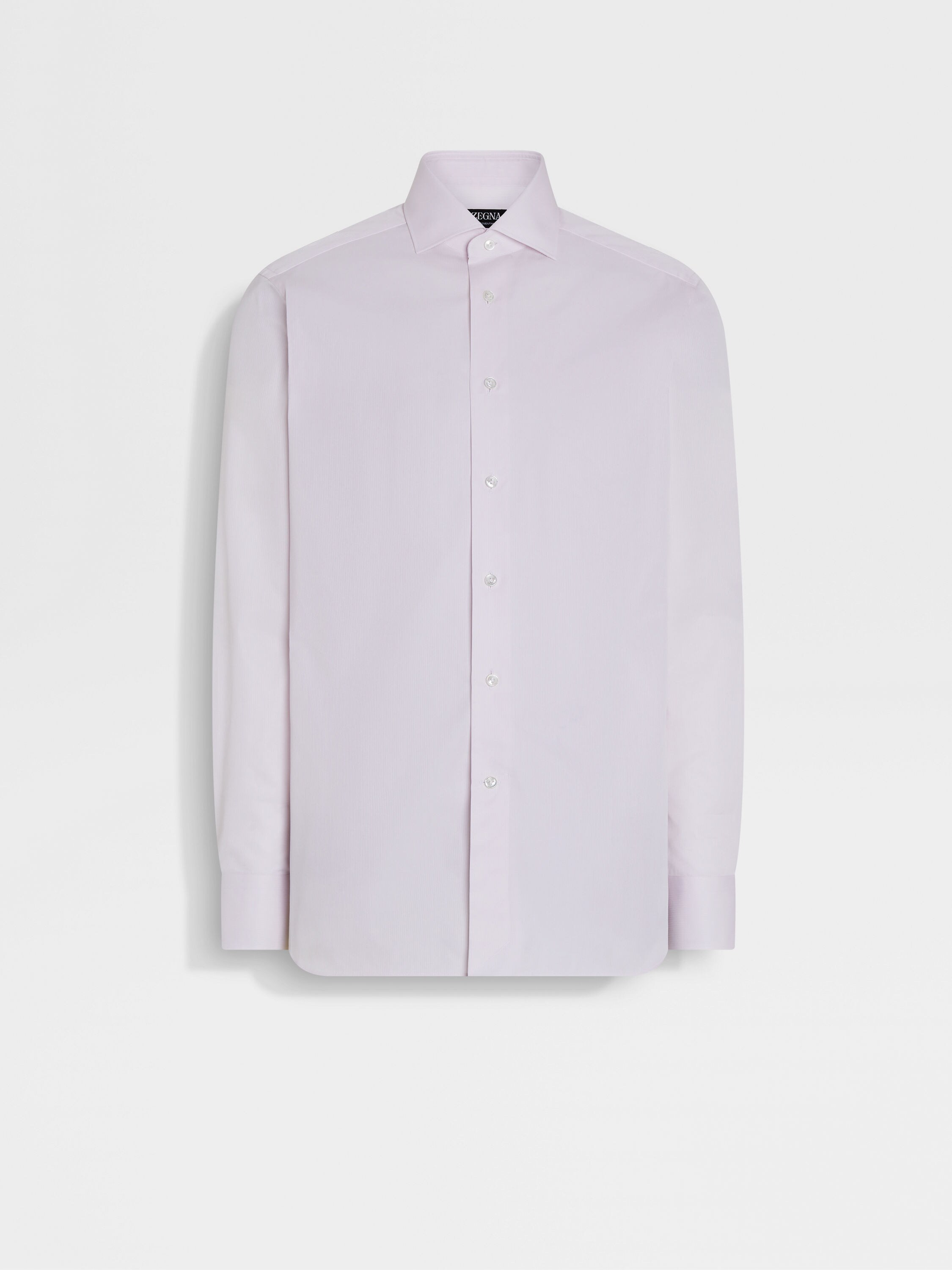 Light Pink Micro-striped Centoventimila Cotton Shirt Main product photo