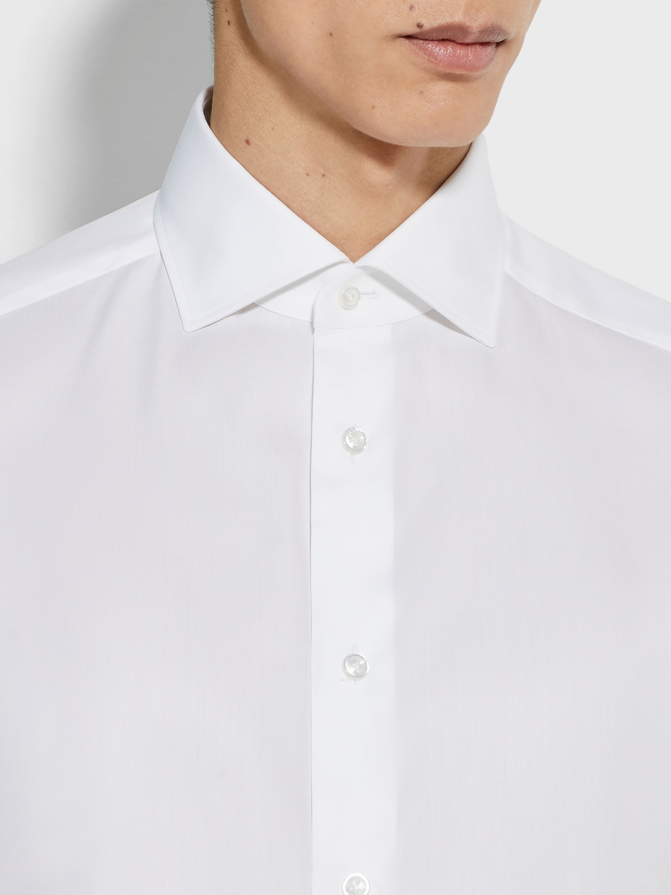 白色300 Cotton襯衫 產品細節圖 #2