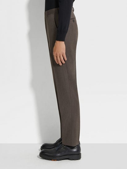 Brown Trofeo™ Wool Pants FW24 31807558 | Zegna HU Brown Trofeo™ Wool Pants FW24 31807558 | Zegna HU