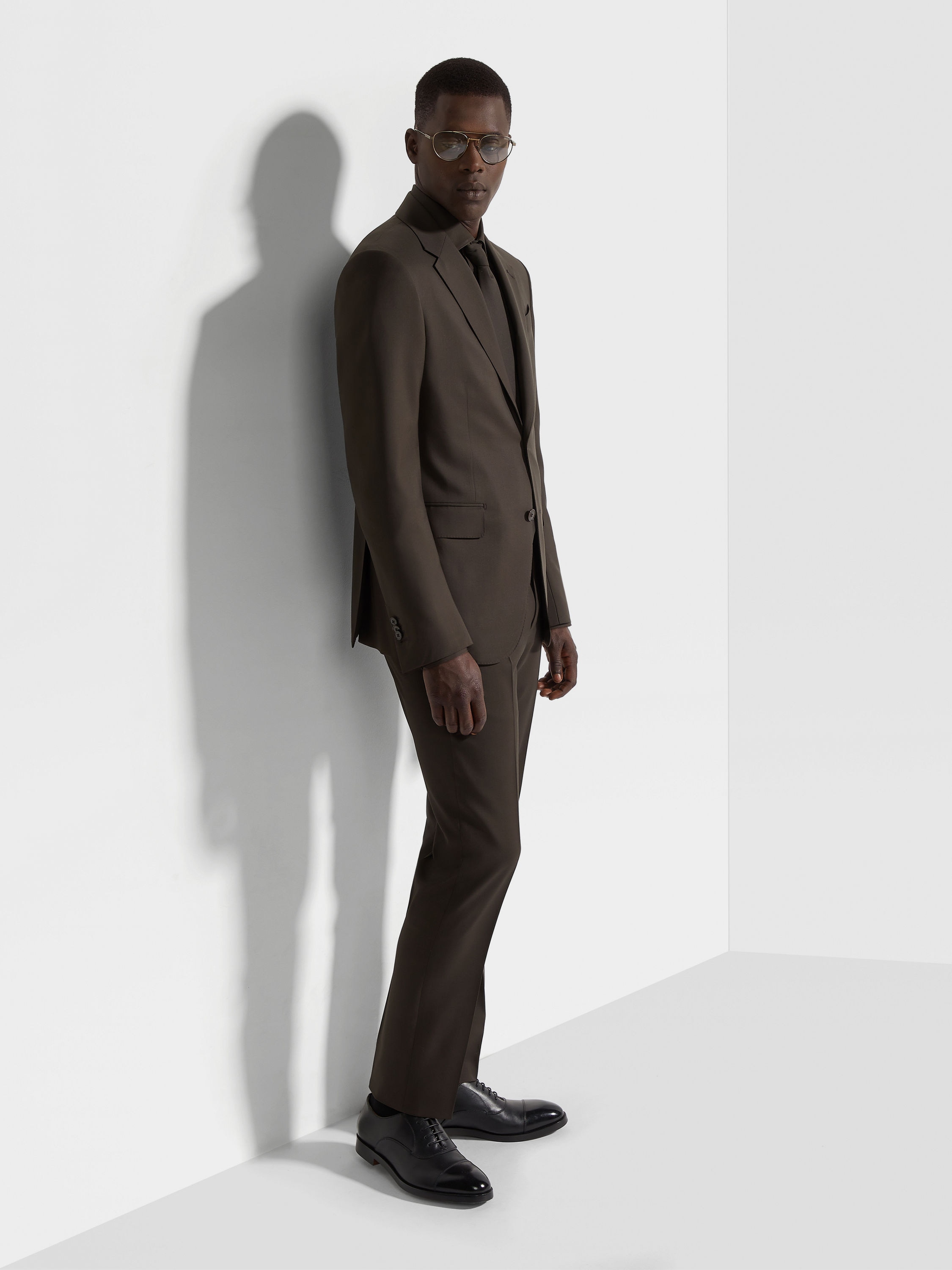 Dark Brown Trofeo™ Wool Suit 