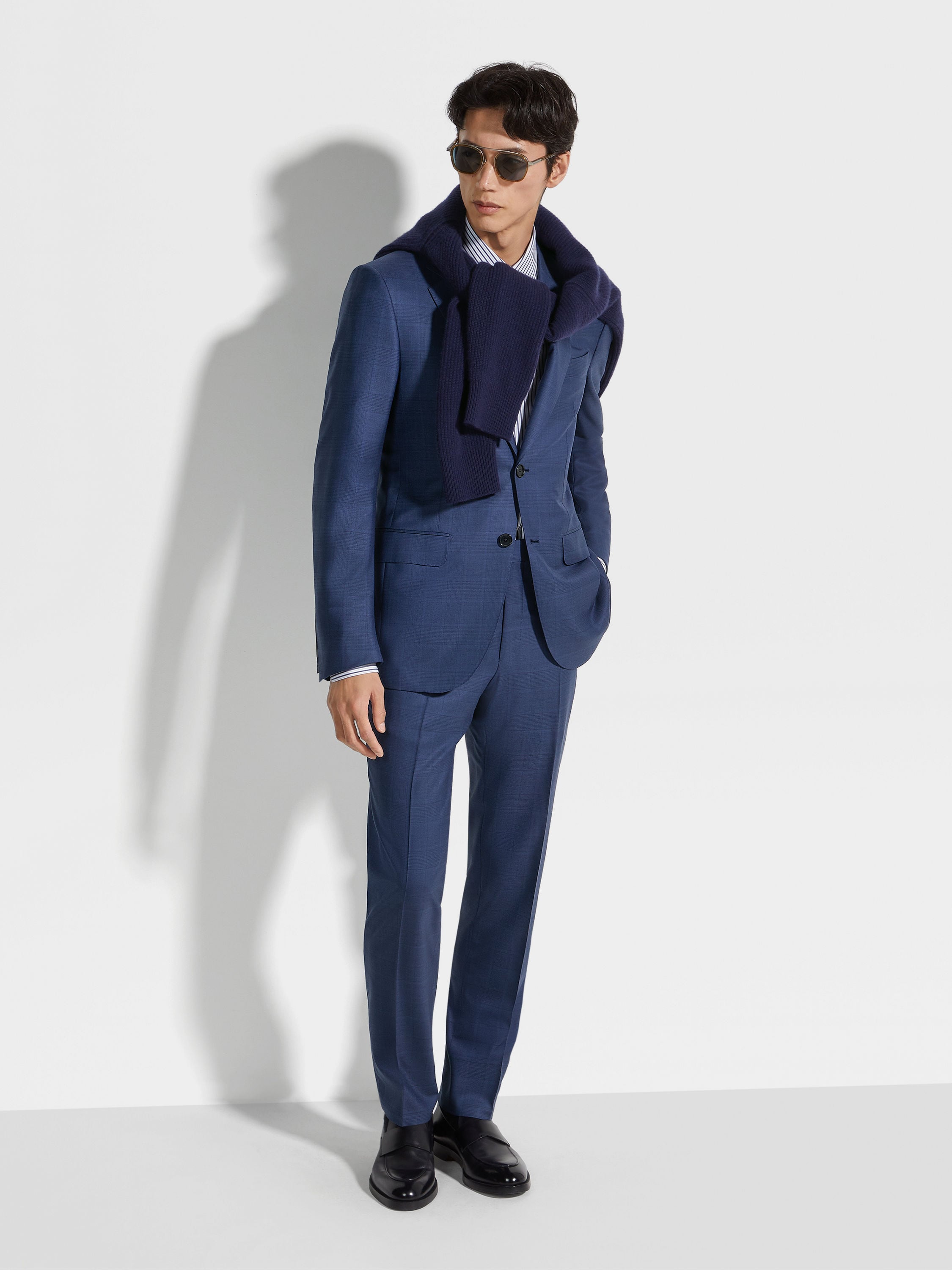 Utility Blue Centoventimila Wool Suit SS25 31807078 | Zegna US Utility Blue Centoventimila Wool Suit SS25 31807078 | Zegna US