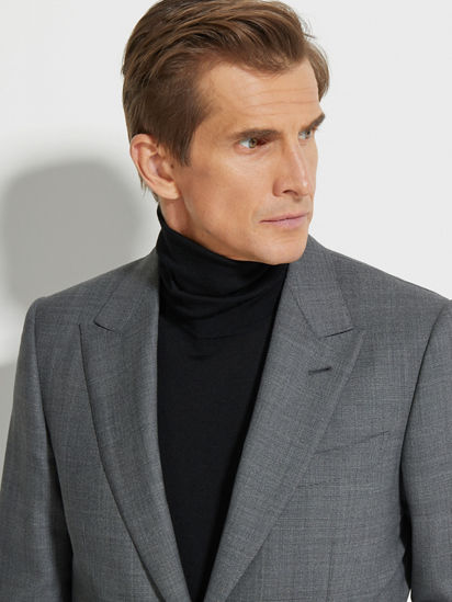 Grey Centoventimila Wool Suit FW24 31806985 | Zegna NZ