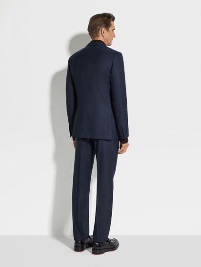Dark Blue Centoventimila Wool Suit SS25 31816871 | Zegna SG