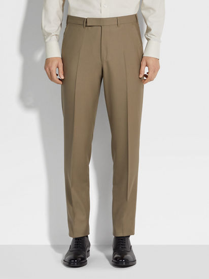 ワコマリア Zegna / STRAIGHT FIT TROUSERS M Black Wool and Mohair Evening Pants SS25 28690535 | Zegna JP