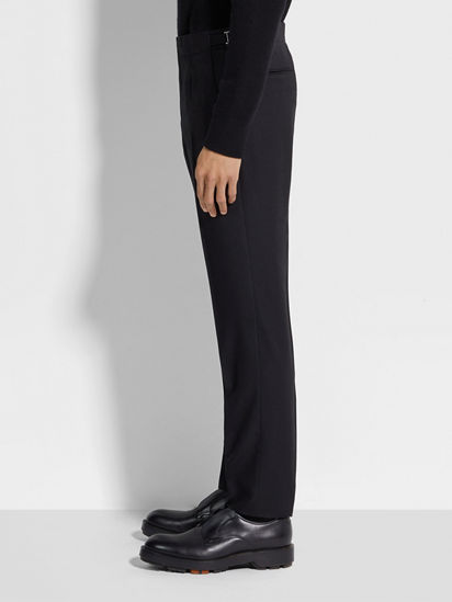 Black Wool Pants FW24 31806881 | Zegna TH Black Wool Pants FW24 31806881 | Zegna TH