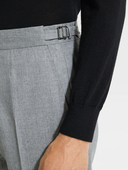 Light Grey Wool Pants FW24 31807254 | Zegna TH Light Grey Wool Pants FW24 31807254 | Zegna TH