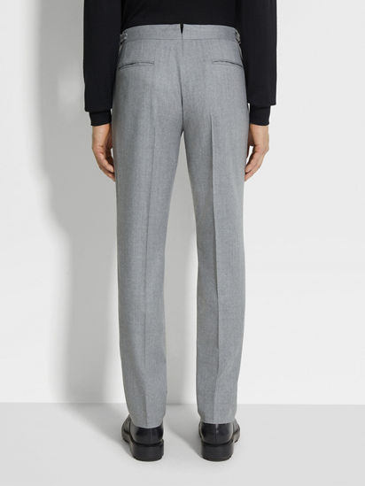Light Grey Wool Pants FW24 31807254 | Zegna TH Light Grey Wool Pants FW24 31807254 | Zegna TH